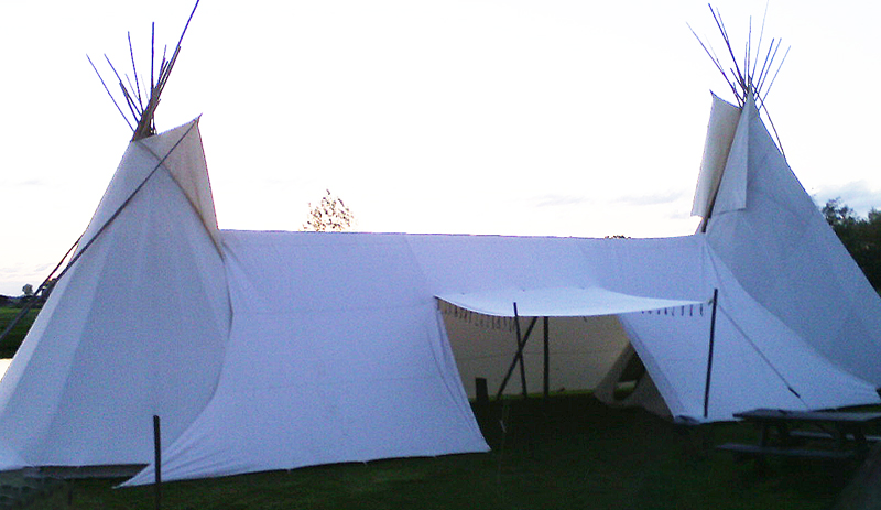 Tipi tent kopen doe je de indianententen.nl