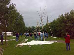 tipi opzetten workshop